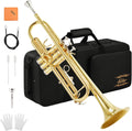 Eastar Bb Standard Trumpet Set for Beginner - Bright Tone and Case
