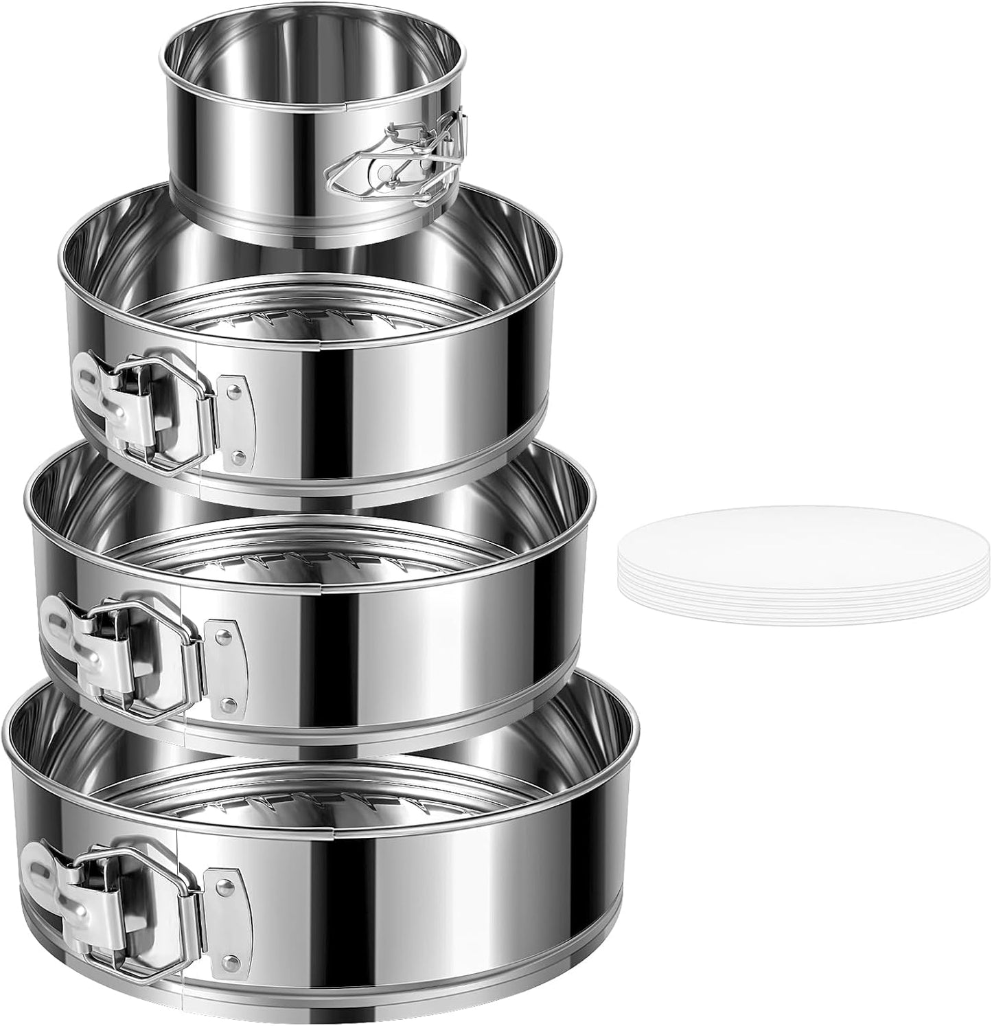 4in 7in 9in 10in Springform Pans Set for Perfect Baking
