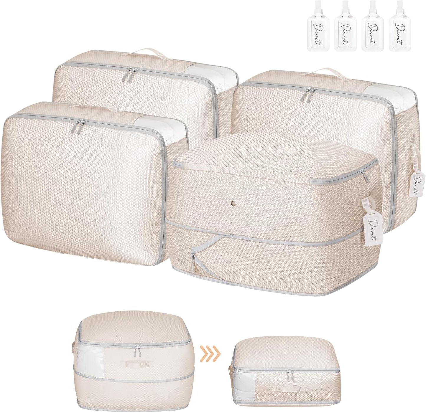 DIMJ Comforter Storage Bag - Ultra Space Saving Organizer