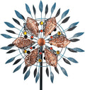 Stargarden Large Wind Spinners Outdoor, 23 in Double Kinetic Sculpture