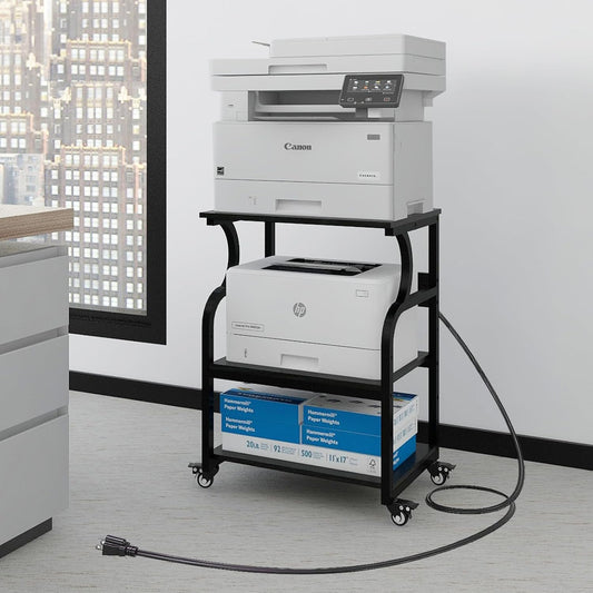 Natwind 3-Tier Printer Stand - Adjustable Storage