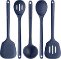 Silicone Kitchen Cooking Utensil Set - High Heat Resistant 5-Piece