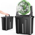 Ausic Portable Misting Fan 10in with 9L Bucket - Quiet Battery Cooling