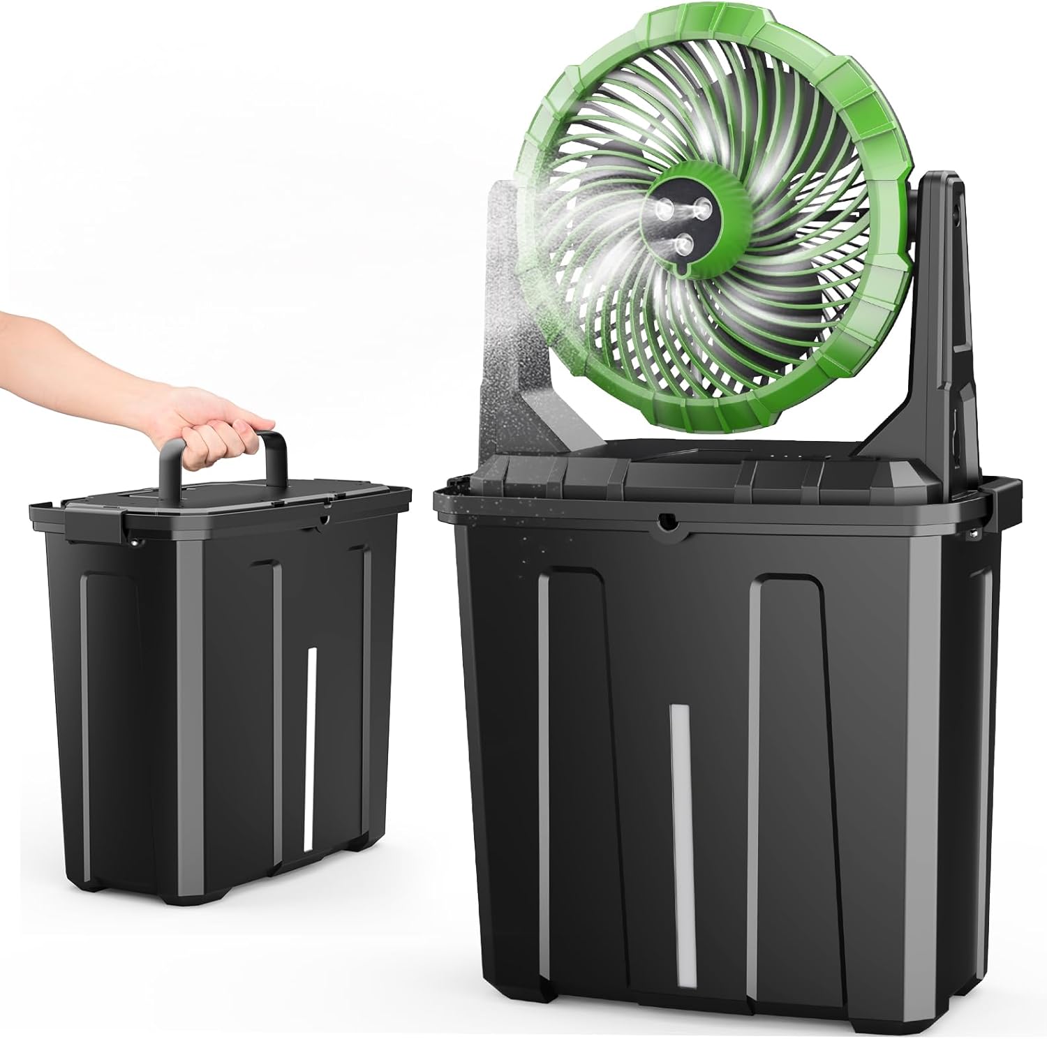 Portable Misting Fan for Outdoor Use - 10-inch Cooling Solution