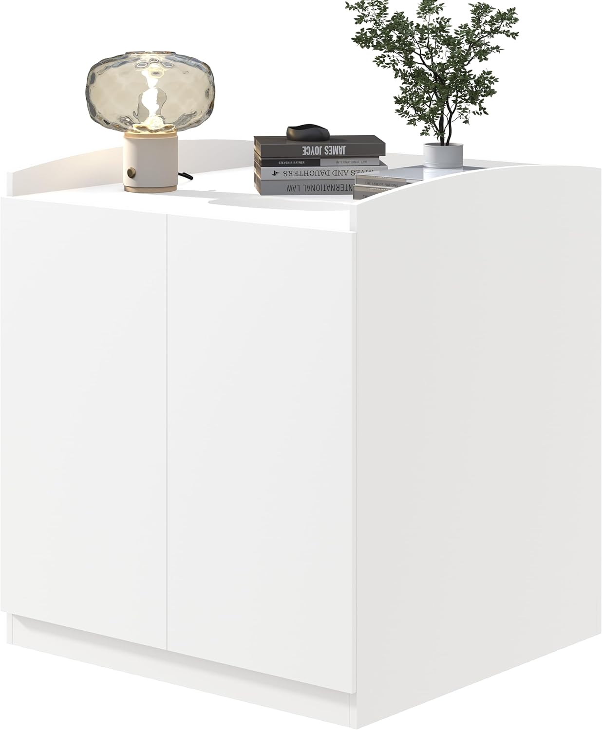 Litter Robot Enclosure with Cat Scratch Mat for Stylish Homes