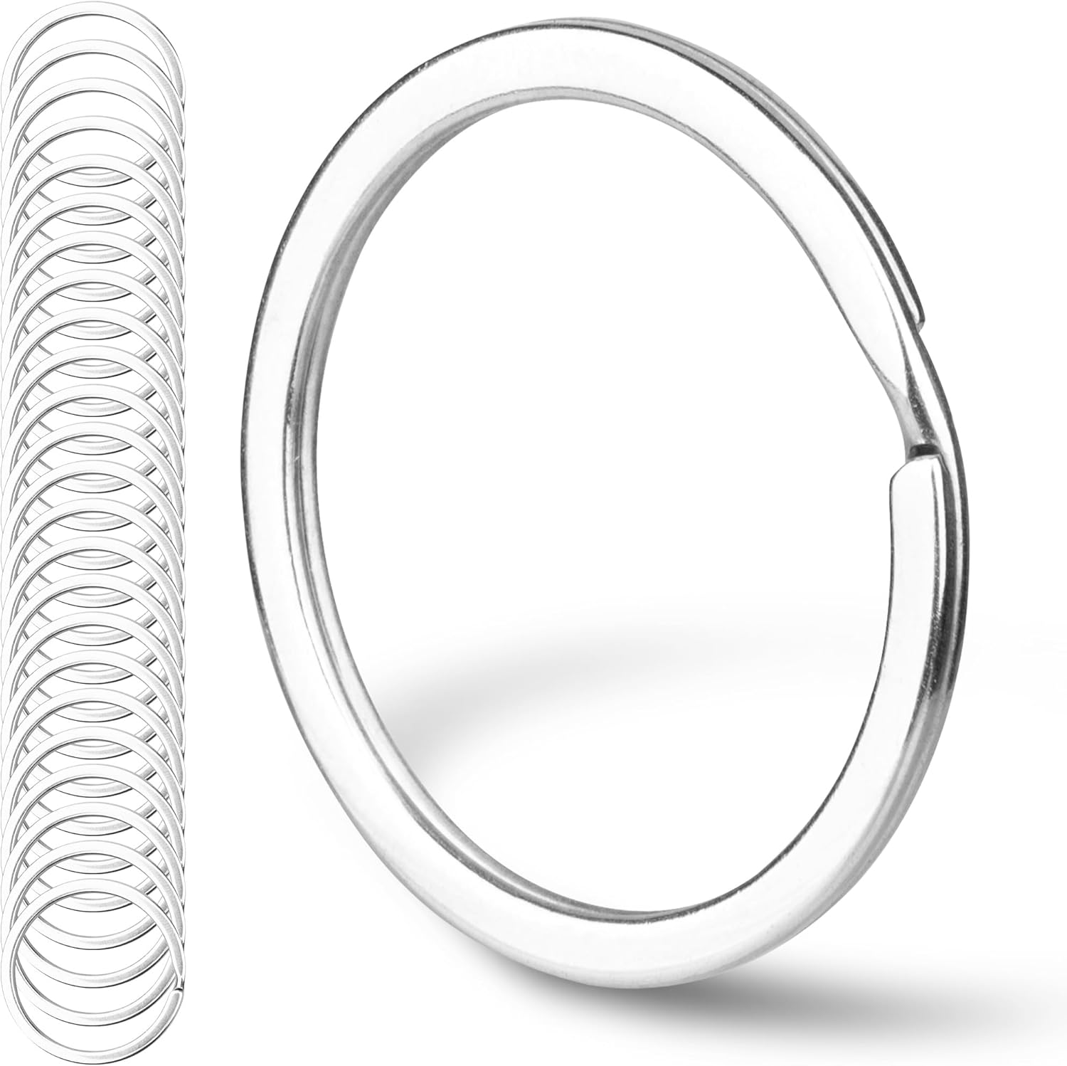 Durable Stainless Steel Split Ring for Keychains - 316L Quality