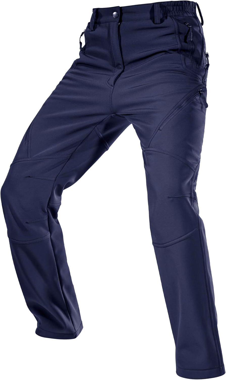 FREE SOLDIER Men's Fleece Lined Outdoor Cargo Hiking Pants