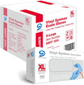 Jointown Synmax Vinyl Exam Gloves X-Large - Latex-Free, Case of 1000