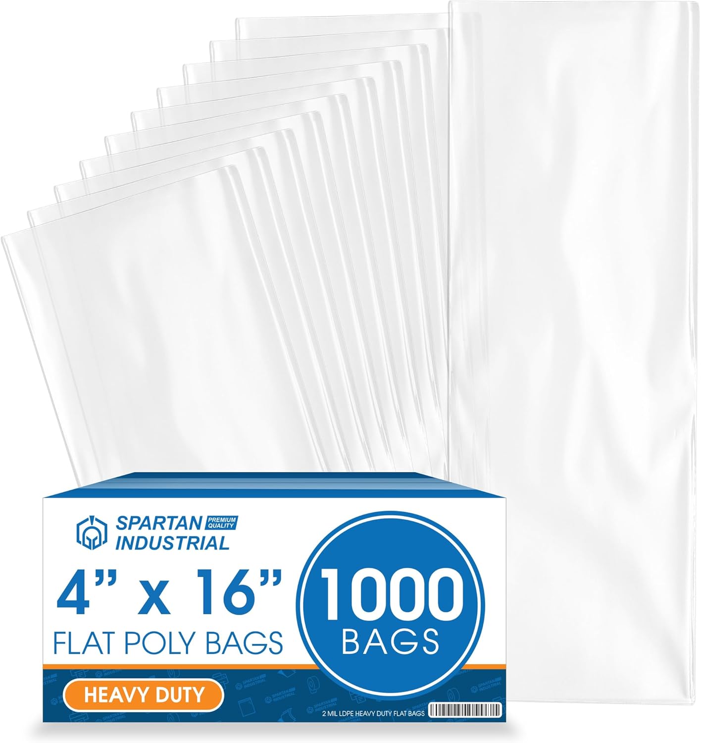 Spartan Industrial 4 X 16 Clear Plastic Poly Bags Review
