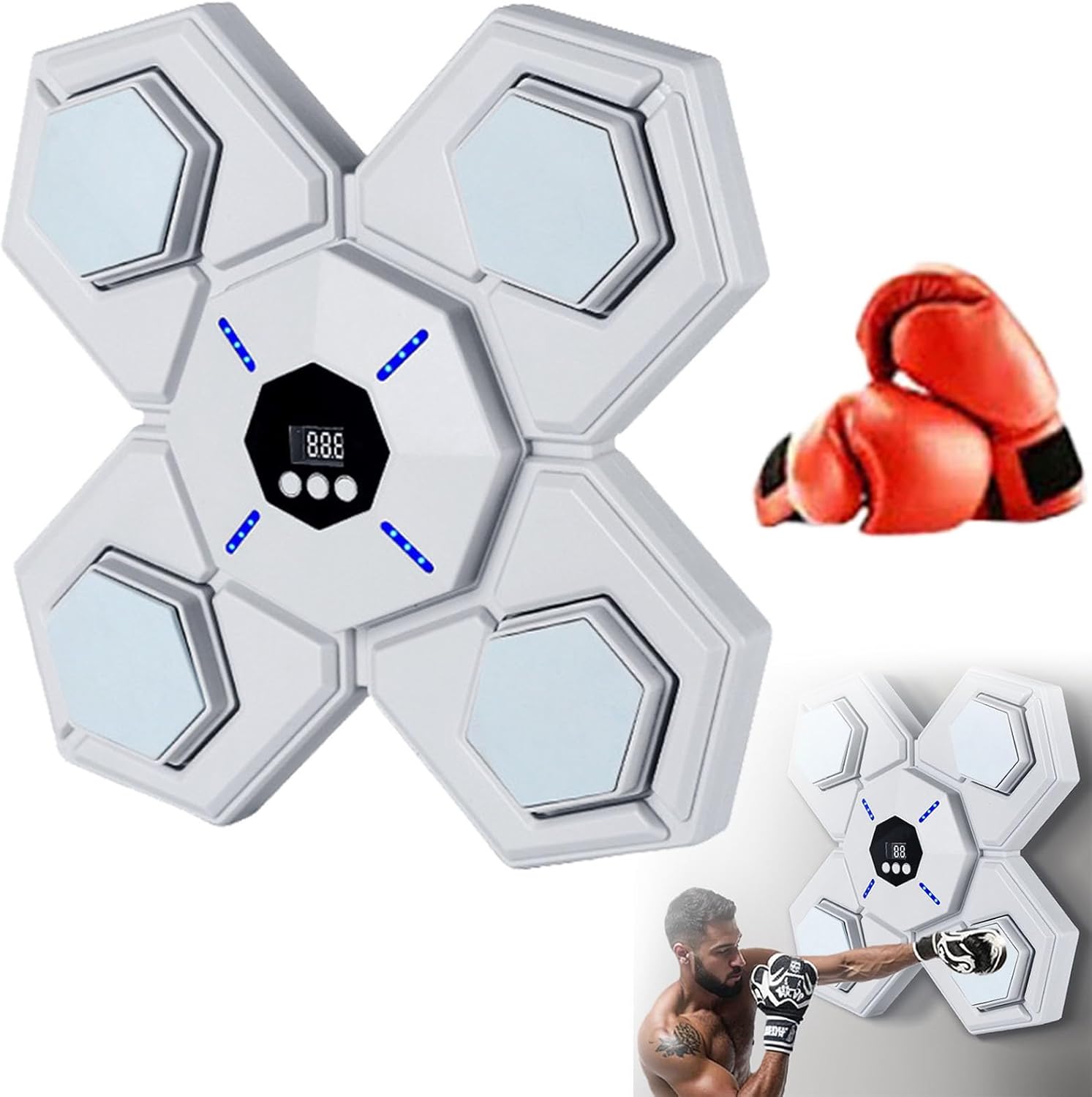 Smart Wall-Mounted Music Boxing Trainer