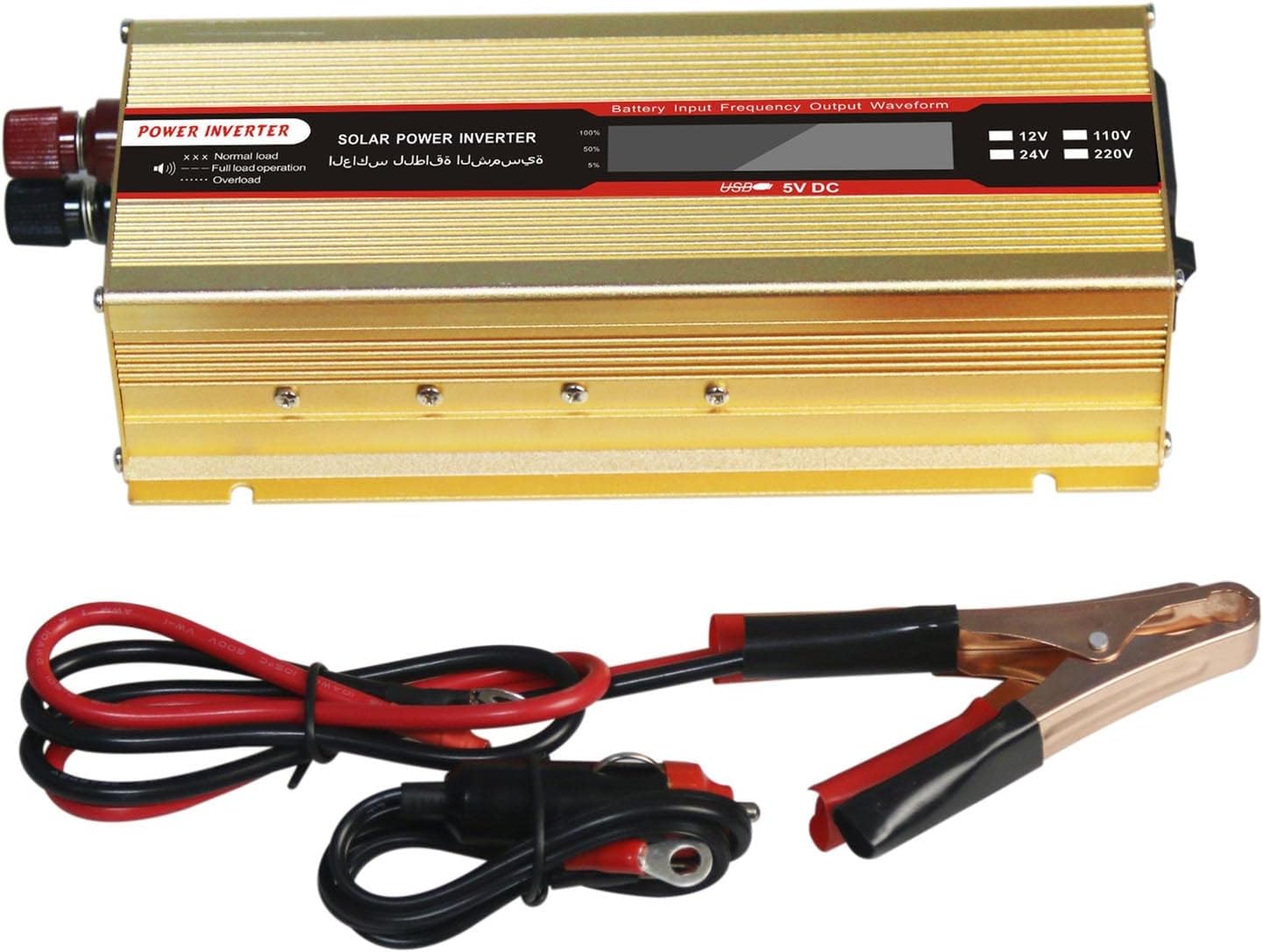 Portable 1500W Pure Sine Wave Car Inverter
