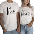 Personalized Cute Bride Gift Custom Mrs Mr Est Graphic Shirt - Soft