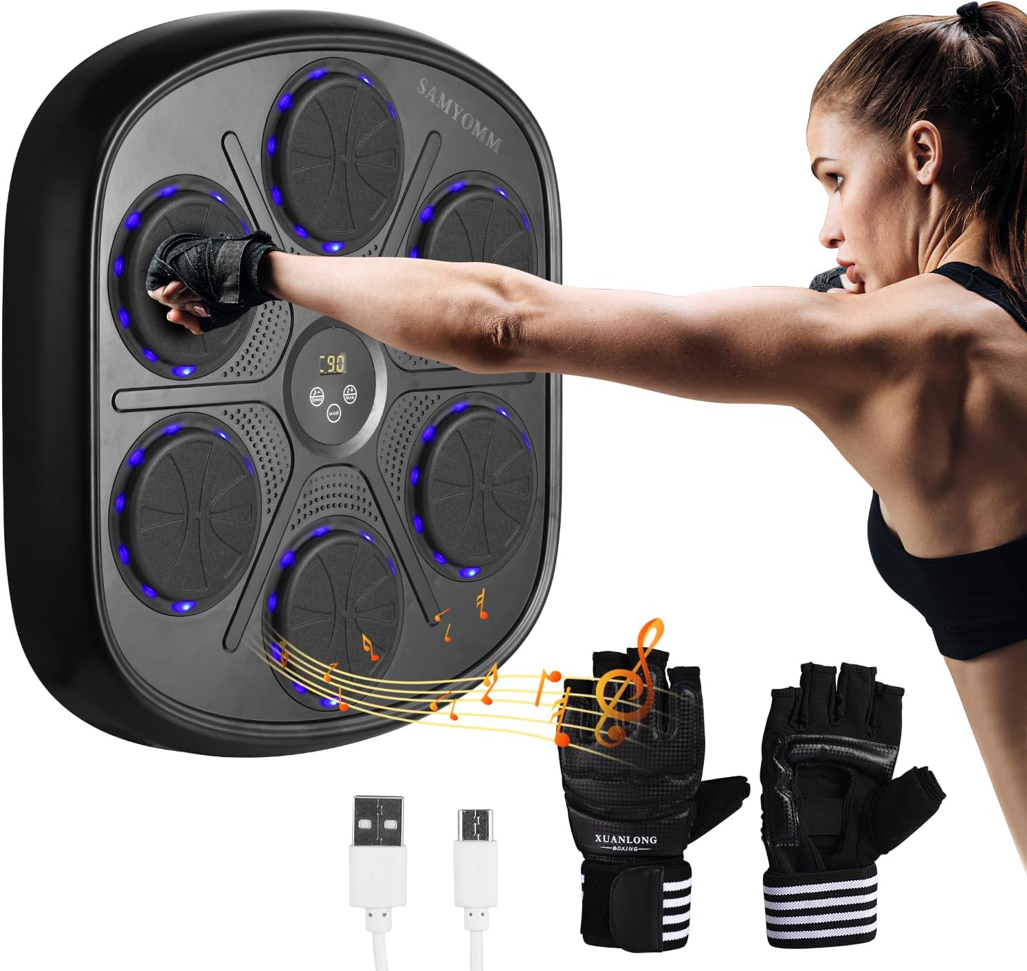 Smart Boxing Machine - Music Workout Fun!