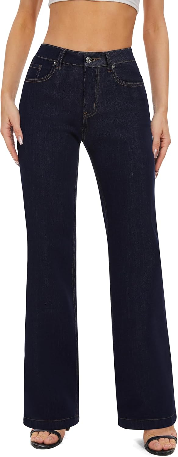 FLYING BANANA Women's High Waisted Wide Leg Baggy Denim Jeans