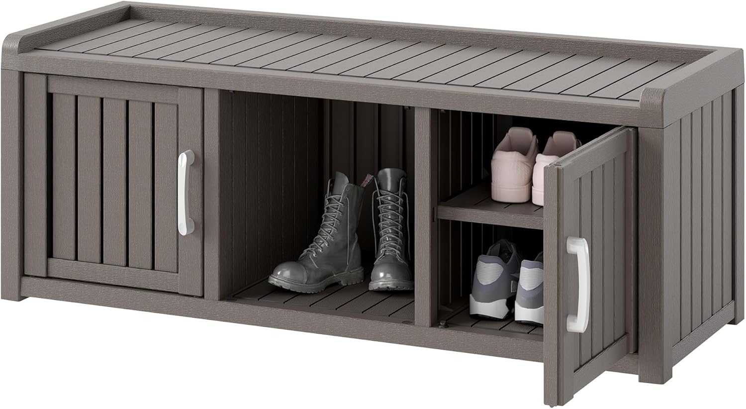 KAMABOKO Shoe Storage Cabinet Waterproof and UV-Resistant