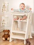 VBABY High Chairs for Babies and Toddlers, 3 in 1 Foldable