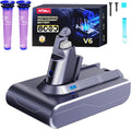 8000mAh V6 Battery Replacement for V6 Vacuums - Longer Runtime