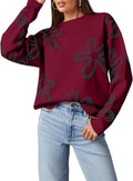 Cozy Floral Cable Knit Sweater for Women by Dokotoo