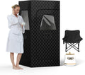 Real Relax Portable Sauna: Roomier, Quick Heat, Remote Control