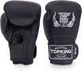 Top King Super Air Breathable Leather Muay Thai Boxing Gloves