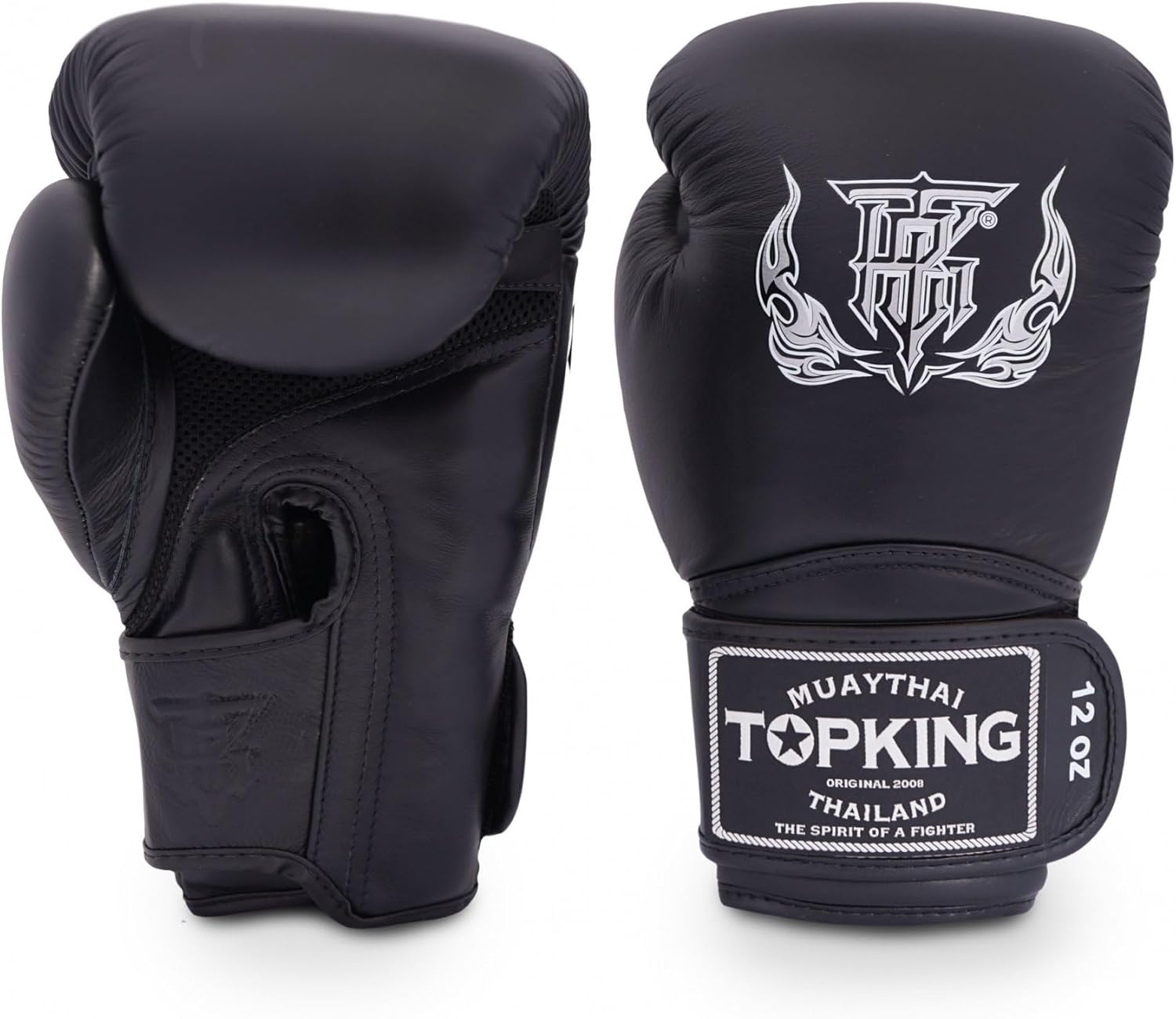 Top King Super Air Breathable Leather Gloves for Boxing Training