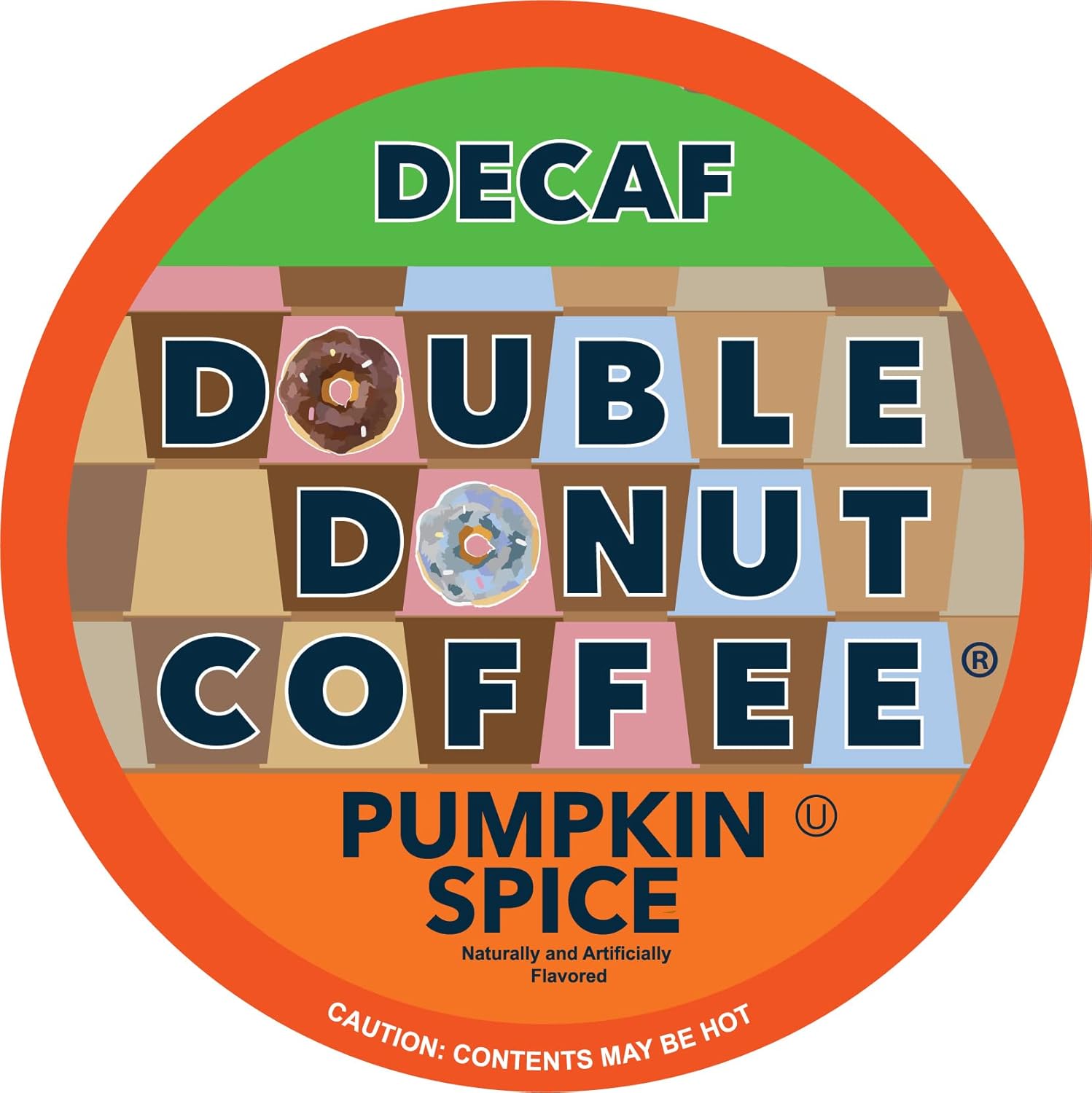 Pumpkin Spice Medium Roast Decaf Coffee Pods for K-Cup Makers