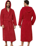 Men's Bathrobes with Hood - Super Absorbent Quick Dry & Warm