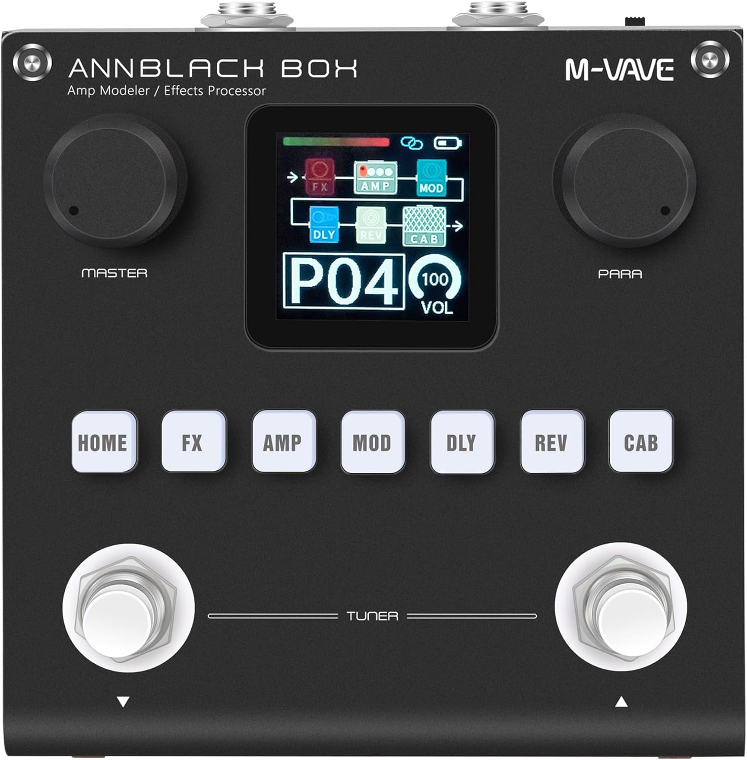 M-VAVE ANN Black Pedal Box Multi Effects Guitar Pedal Review