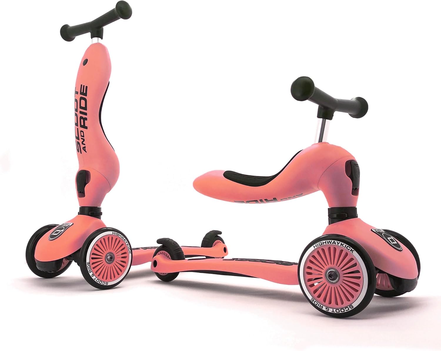 Scoot & Ride 2-in-1 Ride-On & Stand Kids Scooter for Ages 1-5