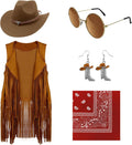 Cowgirl Outfits for Women Western Costume Accessories - Quick Set