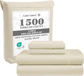 LANE LINEN 1500 TC Egyptian Cotton King Sheets - Luxury Sateen