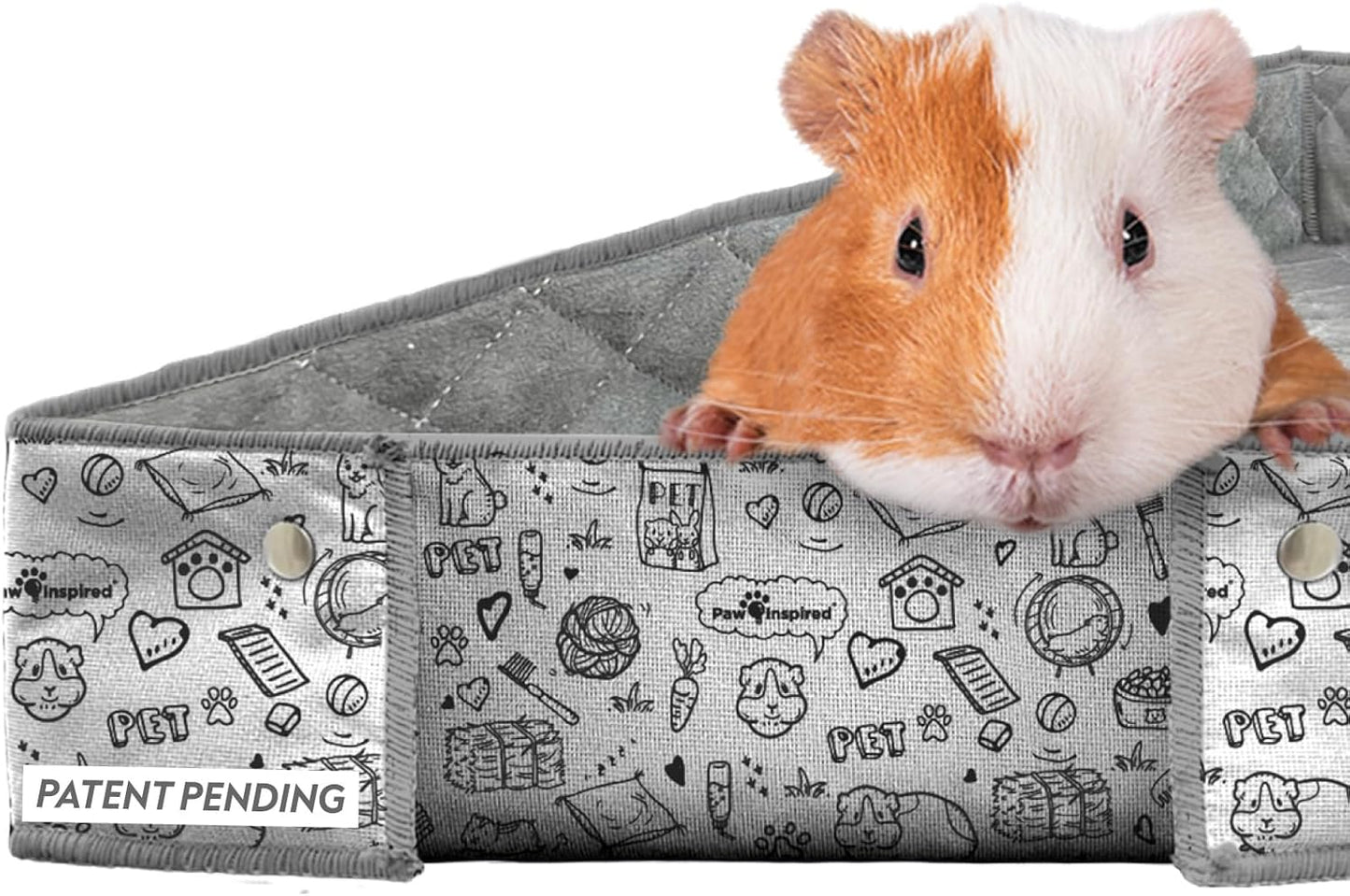 Paw Inspired Critter Box Washable Guinea Pig Cage Liners