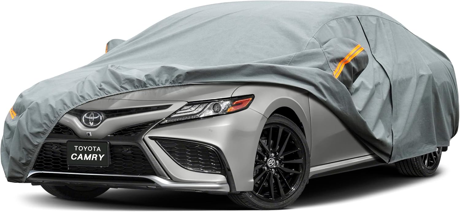 Kayme Heavy Duty Car Cover for Toyota Camry Sedan/Solara Coupe