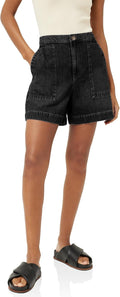 Womens High Waisted Denim Shorts Wide Leg - Comfortable Summer Fit