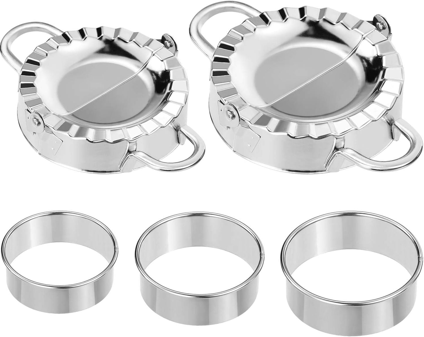 5-in-1 Stainless Steel Dumpling Maker Kit - Perfect Pastries Every Time!