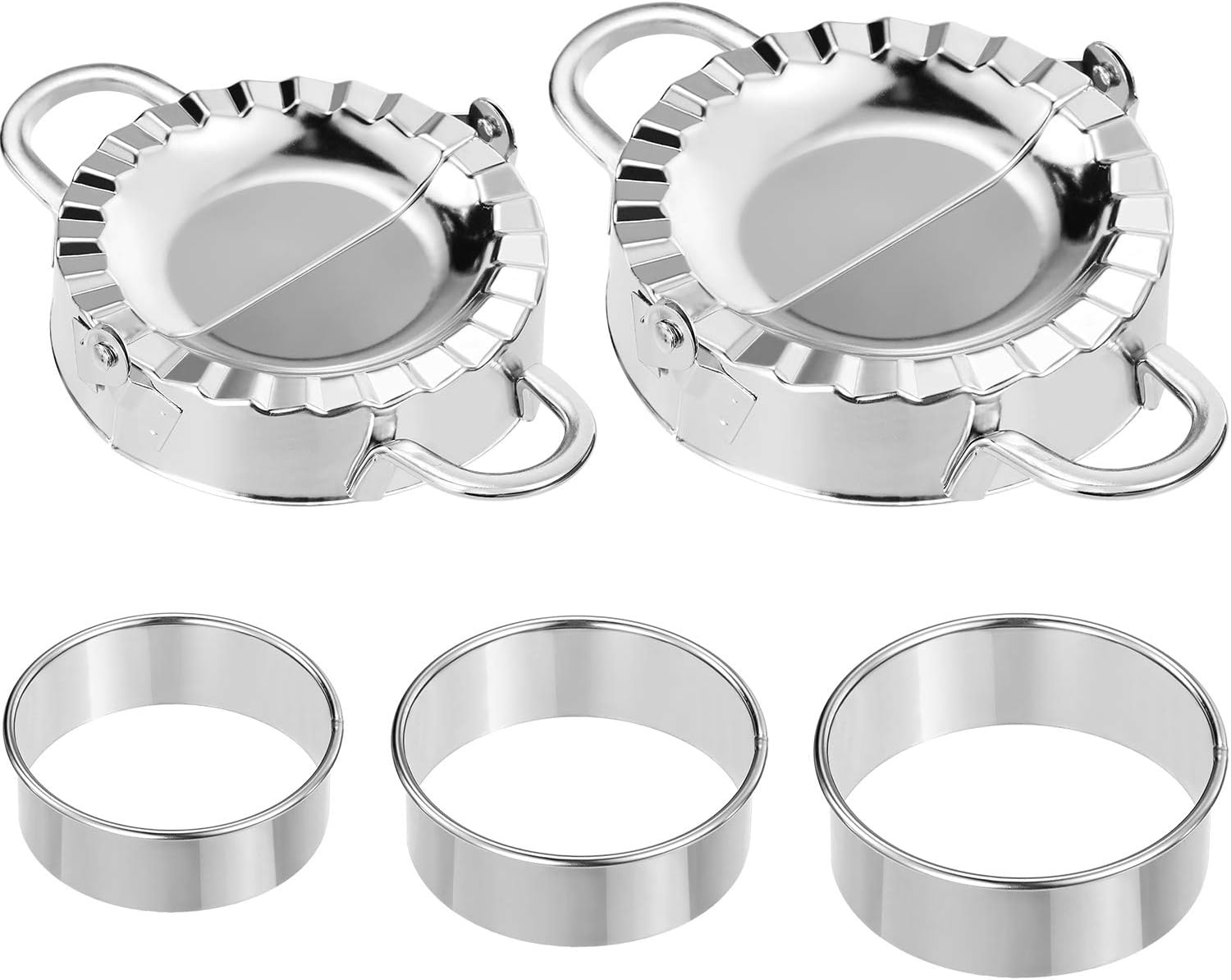 5-in-1 Stainless Steel Dumpling Maker Kit - Perfect Pastries Every Time!