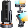 Nauttxon Oscillating Space Heater - 3 Heat Levels, Portable & Powerful