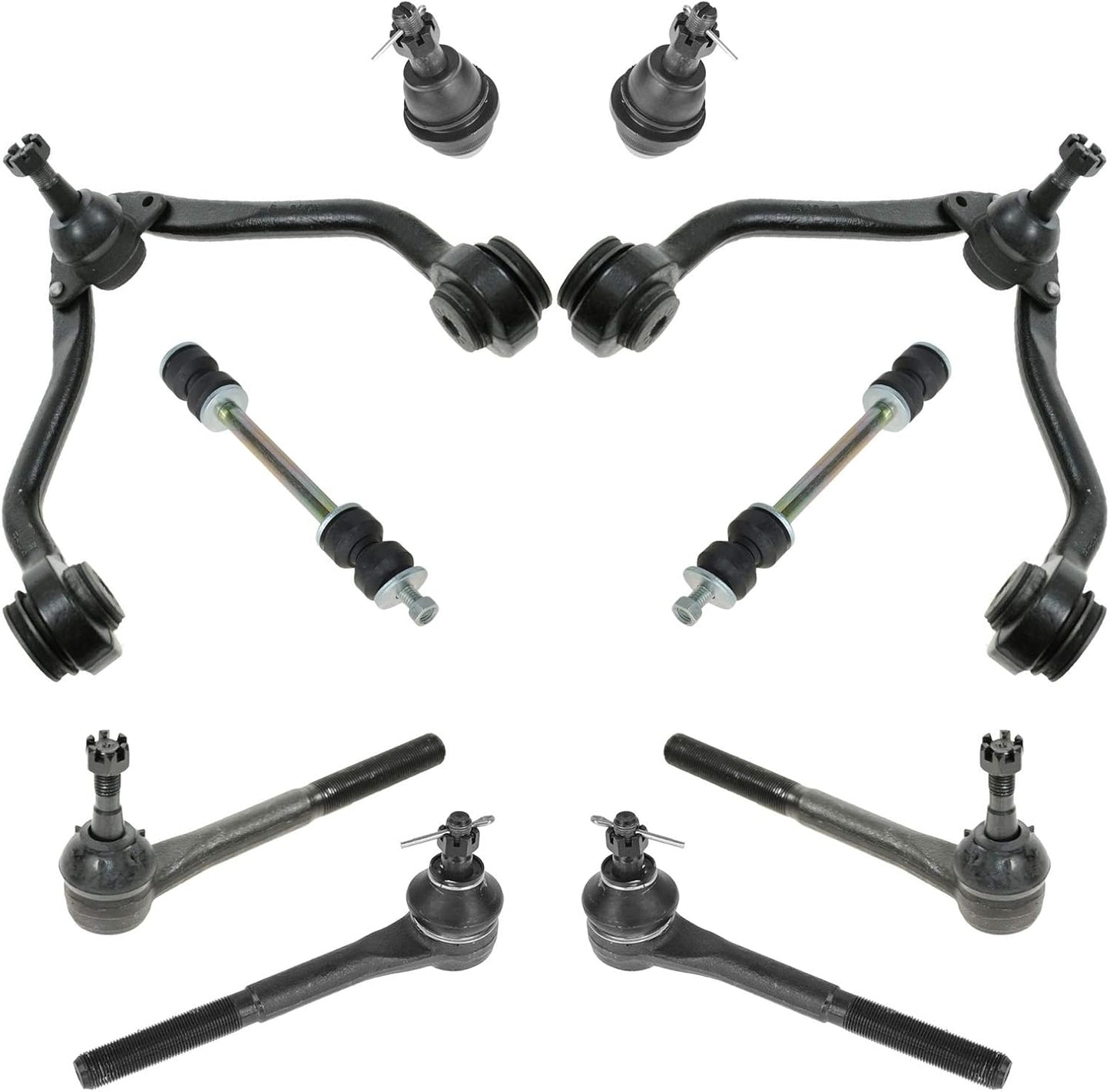 TRQ Front Steering & Suspension Kit for Chevrolet GMC Vehicles