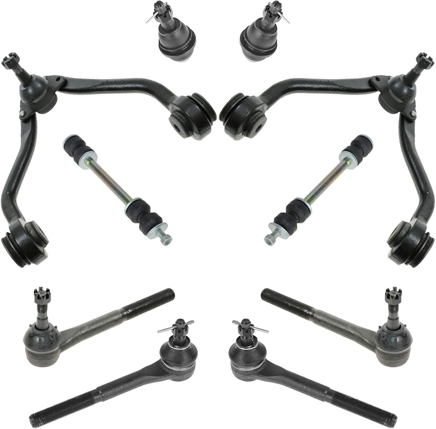 TRQ Front Steering & Suspension Kit for Chevrolet GMC Vehicles