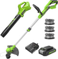 Greenworks 24V 12-Inch Cordless String Trimmer/Blower Combo Kit