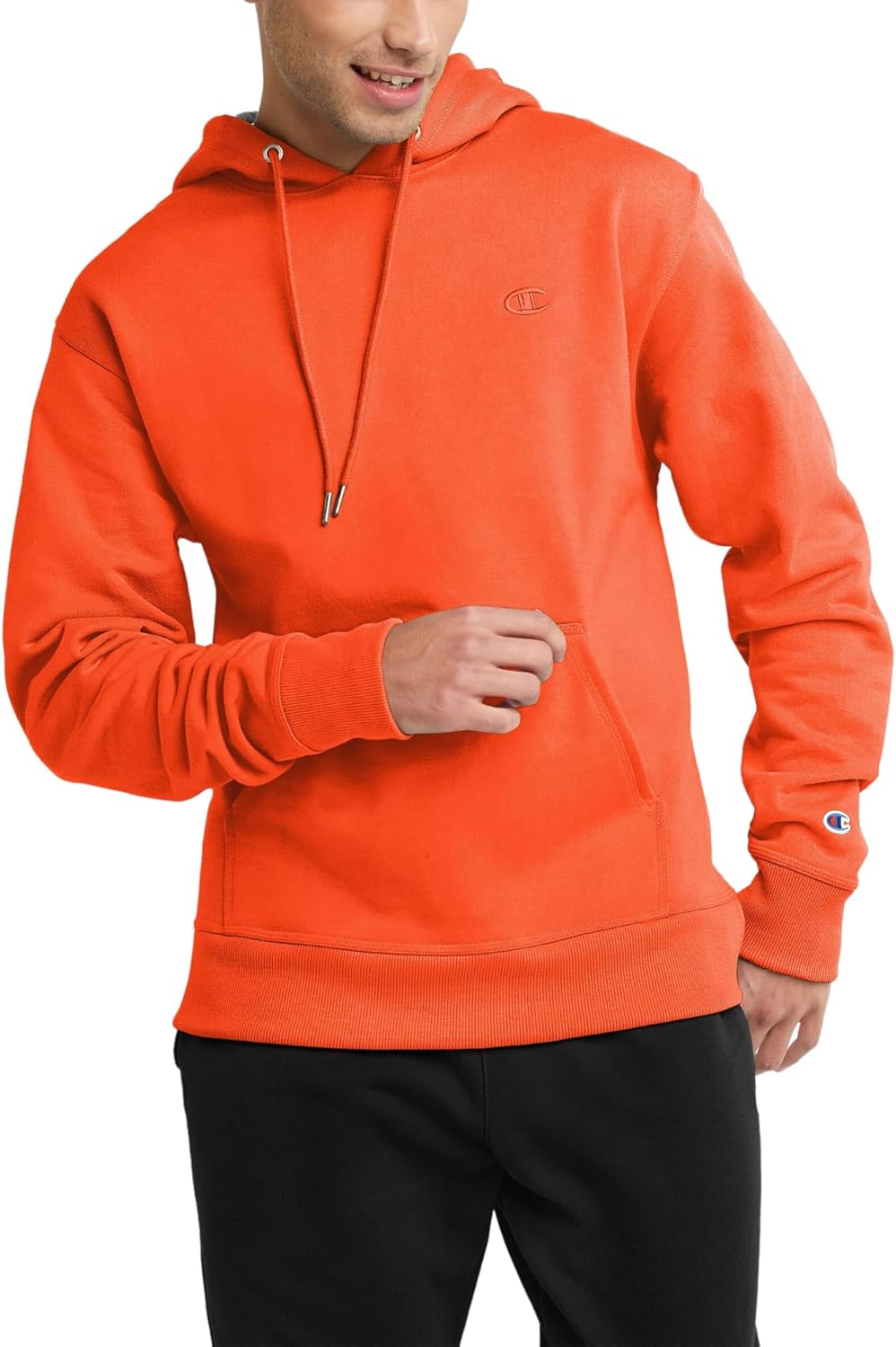 Champion Men's Powerblend Hoodie: Comfortable Fleece Sweatshirt