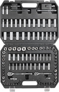 VEVOR Socket Set 106 Pc 1/4ft and 3/8ft Drive - Durable Mechanic Kit