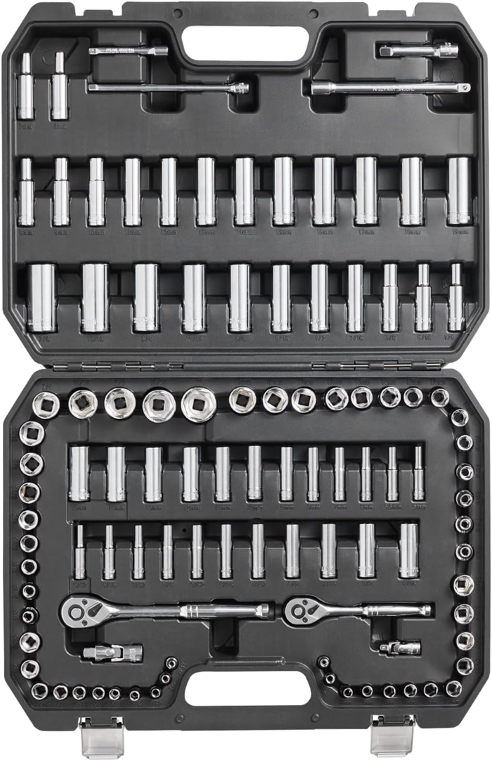 VEVOR Socket Set for All Your Repair Needs - 106 Pcs Tool Set