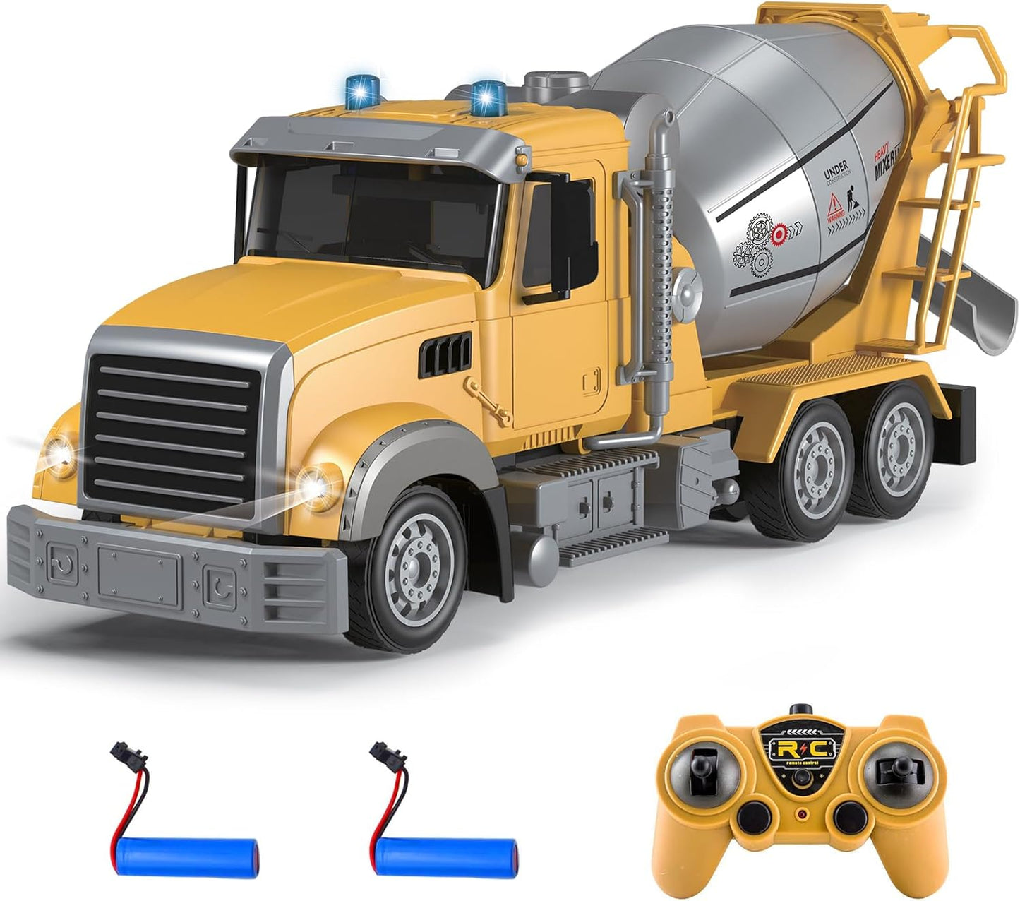 Fistone RC Cement Mixer Toy - Rechargeable Truck