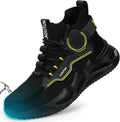 Steel Toe Shoes for Men - Lightweight Slip On Work Safety Sneakers