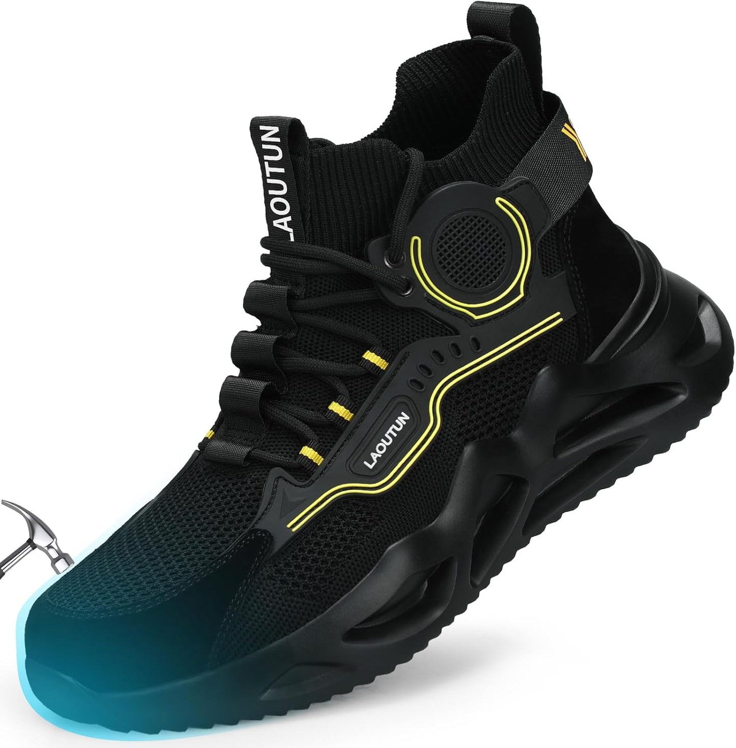 Steel Toe Shoes for Men Women Comfortable Lightweight Work Sneakers