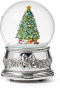 Reed & Barton Christmas Tree Musical Snow Globe - Classic Holiday