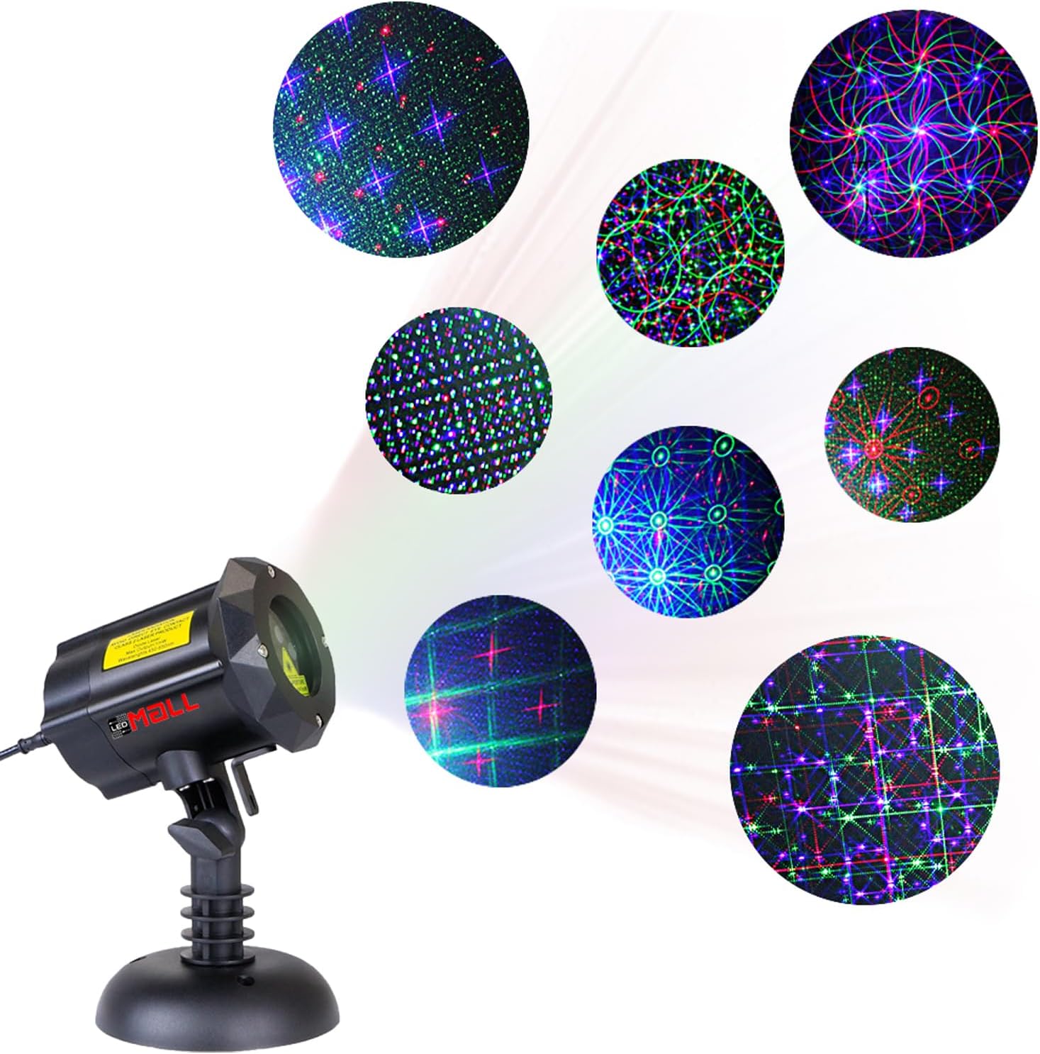 Ultimate Holiday Lighting: 8-in-1 Laser Projector