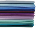 iNee Aurora Solids Fat Quarters Quilting Fabric Bundles - 17 Pack