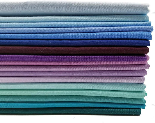 iNee Aurora Solids Fat Quarters Quilting Fabric Bundles Review